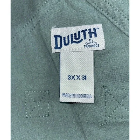 Duluth Trading Co Heir-loom Overalls Womens 3Xx31 Fir Green Gardening Bibs - Picture 4 of 16